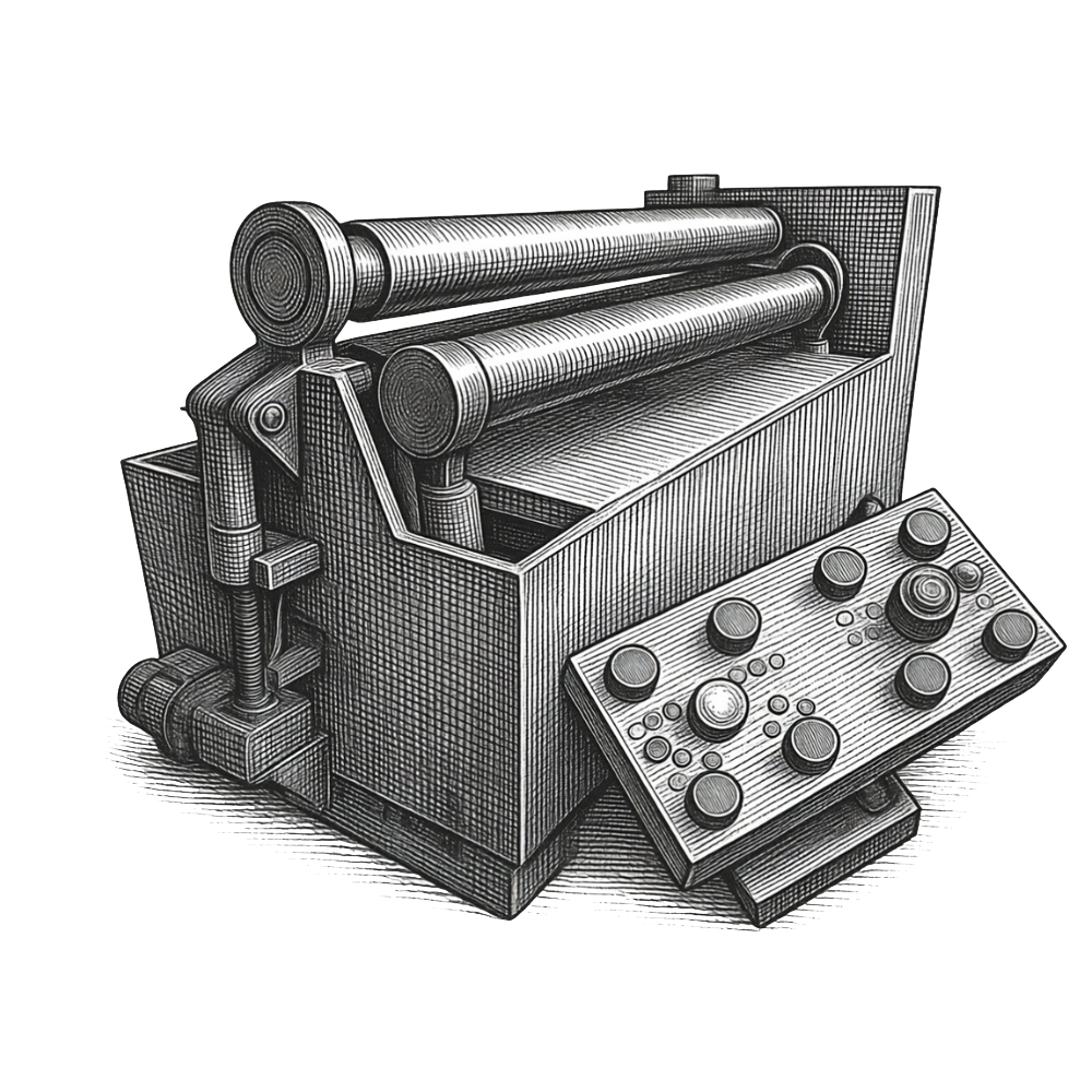 Вальцовочный станок купить Электромеханические вальцы купить